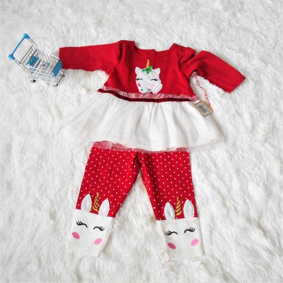 Magical Season 2 Piece  Unicorn Set 12M Baby - Picture 1 of 13